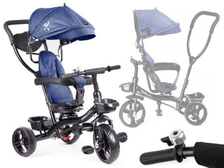 Tricicleta pentru copii Premium TRIKE FIX LITE – ALBASTRU