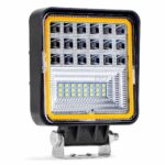 Proiector LED pentru Off-Road, ATV, SSV, culoare 6500K, 28 LED-uri, tensiune 9 – 36V, dimensiune 136 x 80 mm