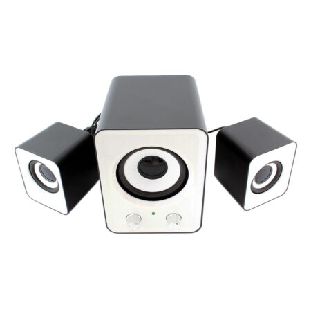 Boxe Stereo 2.1 cu conectare USB & Jack, putere 5W + 2 x 3W