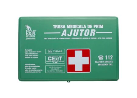 Kit Obligatoriu Auto – Stingător + Trusă Medicală